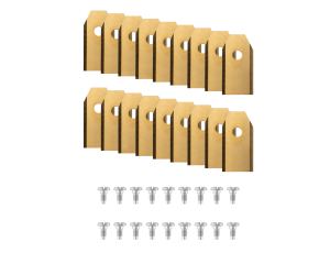 NOŻE DO ROBOTÓW KOSZĄCYCH HUSQVARNA/GARDENA 18szt. TITAN GOLD - image 2