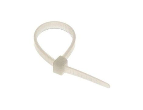 Taśma opaska kablowa 250/4,8 biała /op. 100 szt./