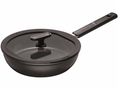 FS.PATELNIA SZEFA KUCHNI 24 CM (2,2 L) Z POWŁOKĄ NIEPRZYWIERAJĄCĄ I Z POKRYWKĄ HARD FACE