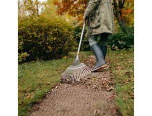 FS.GRABIE DO LIŚCI METALOWE WACHLARZOWE ERGONOMIC