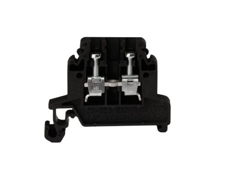 Złączka szynowa 2-przewodowa 2,5 mm2 czarny ZG-G2,5 A11-8103