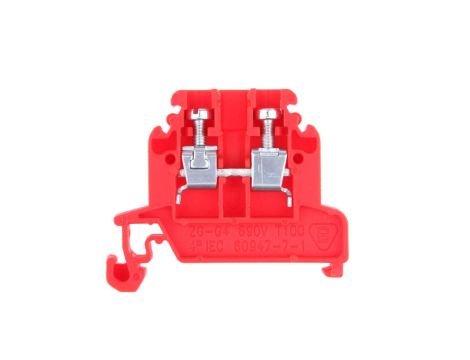 Złączka szynowa 2-przewodowa 4 mm2 czerwony ZG-G4 A11-8207