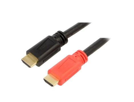 AK-330105-150-S Kabel HDMI 1.3 ze wzmacniaczem HDMI wtyk z obu stron PVC 15m