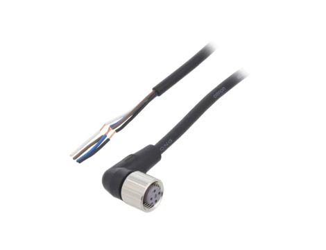 XS2FM12PVC4A2M Przewód przyłączeniowy o długości 2m, gwincie M12, liczbie pinów 4, maksymalnym prądzie 4A