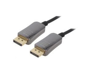 AK-340107-200-S Kabel DisplayPort 1.4,HDCP optyczny 20m