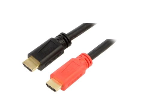 AK-330105-200-S Kabel HDMI 1.3 ze wzmacniaczem HDMI wtyk z obu stron PVC 20m