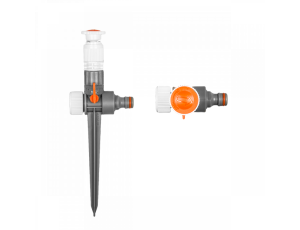 ZRASZACZ REGULOWANY 0-360° , Z ZAWOREM, NA KOLCU /WHITE LINE