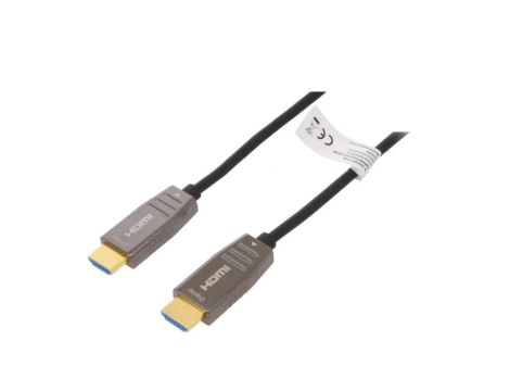 AK-330126-100-S Kabel HDCP 2.2,HDMI 2.1 optyczny HDMI wtyk z obu stron 10m