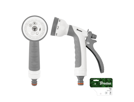 PISTOLET DO WODY  7-FUNKCYJNY HANDY SOFT - KARTA /WHITE LINE