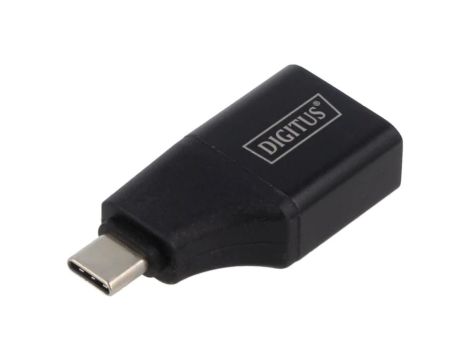 AK-300450-000-S Adapter HDMI gniazdo USB C wtyk złocony czarny