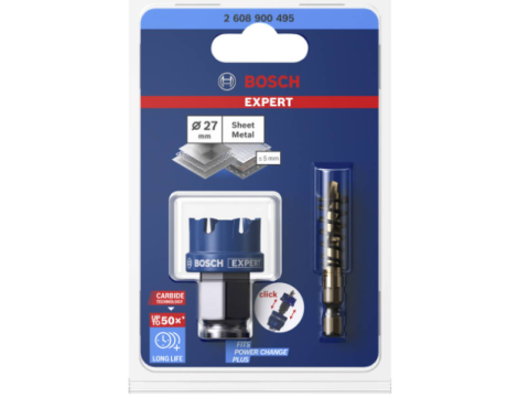 BOSCH OTWORNICA TCT EXPERT SHEETMET  27mm 2608900495