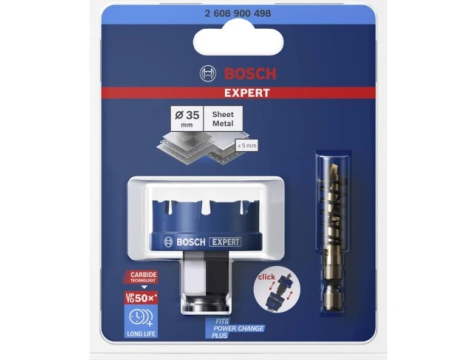 BOSCH OTWORNICA TCT EXPERT SHEETMET  35mm 2608900498