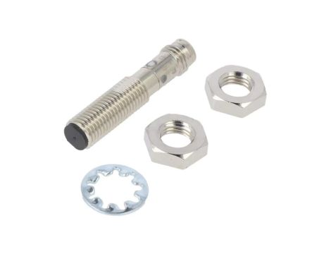 E2E-X3B1T8-M5 Czujnik indukcyjny o zasięgu 03mm, konfiguracji wyjścia PNP / NO, napięciu zasilania 1030VDC, maksymalnym prądzi