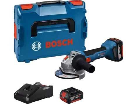 BOSCH.SZLIFIERKA KĄT.125mm GWS 18V-8 2x4,0Ah WALIZKA 06019N9020