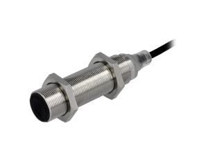 E2BM18LS05WPB12M Czujnik indukcyjny o zasięgu 05mm, konfiguracji wyjścia PNP / NO, napięciu zasilania 1030VDC, obudowie M18