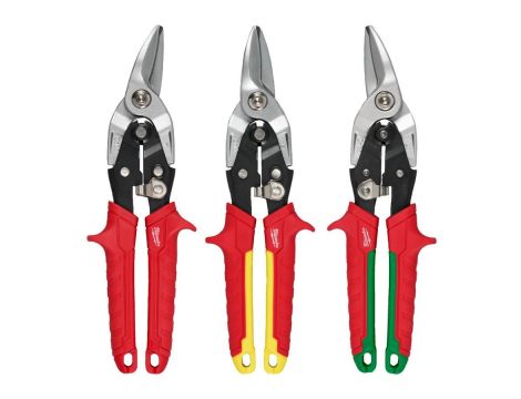 MILWAUKEE NOZYCE DO BLACHY KPL. 3szt.