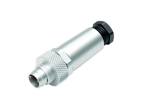 Złącze: M9 wtyk męskie Pokrycie: złocony 125V IP67 PIN: 2 4A 99 0401 10 02