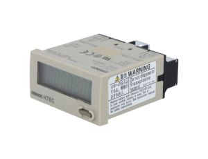 H7EC-N Licznik elektroniczny z wyświetlaczem LCD, wejściem stykowym, montowany na panel