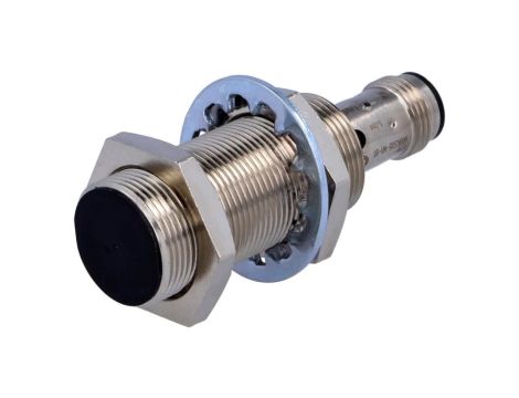 E2BM18KS05M1B1 Czujnik indukcyjny o zasięgu 05mm, konfiguracji wyjścia PNP / NO, napięciu zasilania 1030VDC, obudowie M18