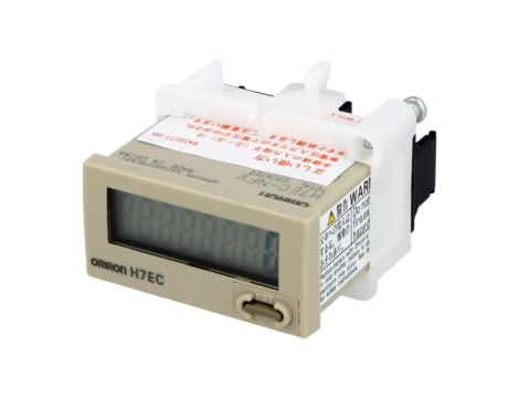 H7EC-NFV Licznik elektroniczny z wyświetlaczem LCD, wejściem napięciowym, montowany na panel