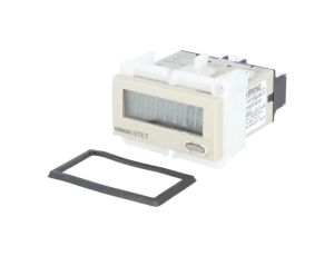 H7ET-N Licznik elektroniczny z blokadą dostępu z wyświetlaczem LCD, wejściem stykowym, montowany na panel
