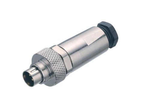 99 0425 10 08 Złącze: M9 wtyk męskie Pokrycie: złocony 125V IP67 PIN: 8 1A