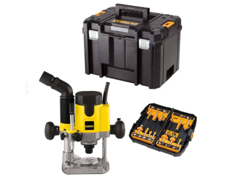 DEWALT FREZARKA GÓRNOWRZECIONOWA 1100W DW621KTX +ZESTAW FREZÓW