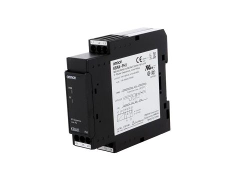 K8AK-PH1 Moduł typu przekaźnik nadzorczy napięcia kontrolujący kolejność faz, zanik fazy