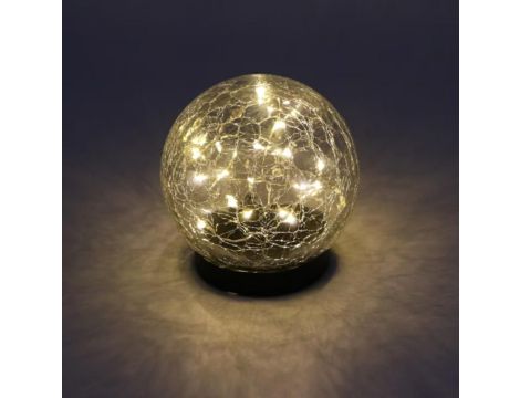 VOLTENO LAMPKA SOLARNA PLASTIK KULA  10cm SOLE - 2