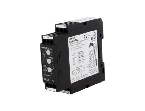 K8AK-PW2 Moduł typu przekaźnik nadzorczy napięcia z wyjściem typu SPDT, montowany na szynę DIN