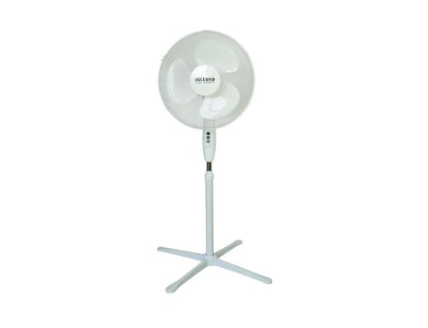 VOLTENO WENTYLATOR PODŁOGOWY BIAŁY 40cm PODSTAWA KRZYŻAK