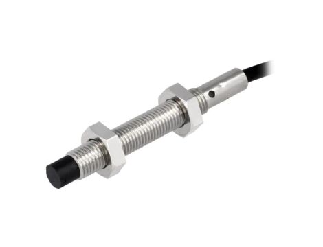 E2BS08LN04WPB12M Czujnik indukcyjny o zasięgu 04mm, konfiguracji wyjścia PNP / NO, napięciu zasilania 1030VDC, maksymalnym prą