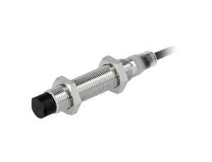 E2BM12LN05WPB12M Czujnik indukcyjny o zasięgu 05mm, konfiguracji wyjścia PNP / NO, napięciu zasilania 1030VDC, obudowie M12