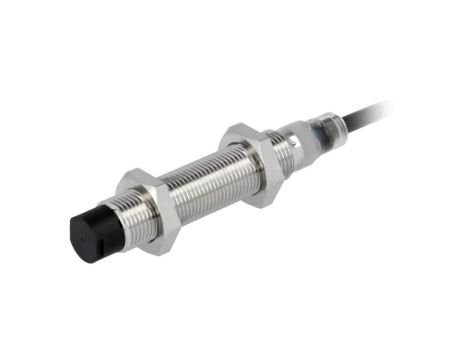 E2BM12LN05WPB12M Czujnik indukcyjny o zasięgu 05mm, konfiguracji wyjścia PNP / NO, napięciu zasilania 1030VDC, obudowie M12