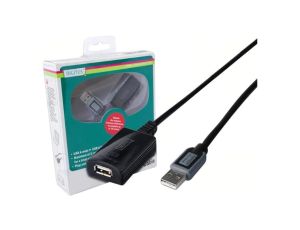 A-DA-73100 Repeater USB USB 2.0 USB A gniazdo USB A wtyk 10m blister