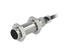 E2BM12KS04WPB12M Czujnik indukcyjny o zasięgu 04mm, konfiguracji wyjścia PNP / NO, napięciu zasilania 1030VDC, obudowie M12