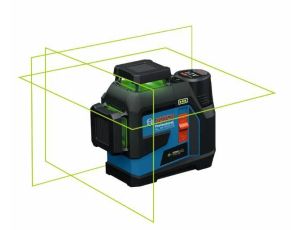 BOSCH LASER PŁASZCZYZNOWY GLL 12V-100-33 CG ZIELONY +UCHWYT LB 10 +KLAMRA DK20 1x2,0Ah LB 0601065401