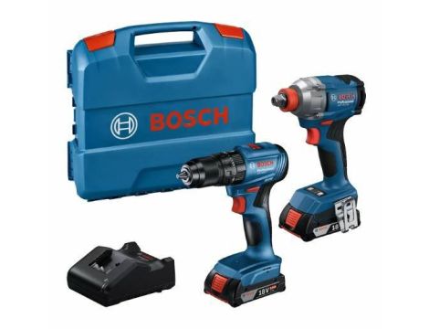 BOSCH ZESTAW COMBO 18V (GDX 18V-285 + GSR 185-LI) 2x2,0Ah L-CASE 06019N2124