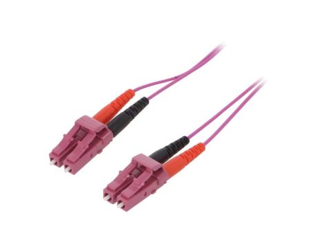 DK-HD2533-10-4 Patch cord światłowodowy OM4 LC/UPC z obu stron 10m LSZH
