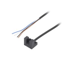 EE-SX951P-R-1M Czujnik fotoelektryczny o zasięgu 5mm, konfiguracji wyjścia PNP, trybach pracy DARK-ON, LIGHT-ON