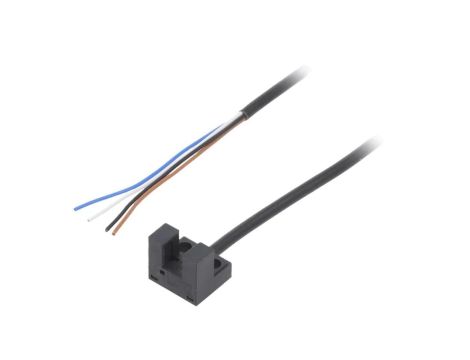 EE-SX951P-R-1M Czujnik fotoelektryczny o zasięgu 5mm, konfiguracji wyjścia PNP, trybach pracy DARK-ON, LIGHT-ON