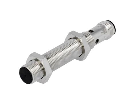 E2BM12LS04M1C1 Czujnik indukcyjny o zasięgu 04mm, konfiguracji wyjścia NPN / NO, napięciu zasilania 1030VDC, obudowie M12