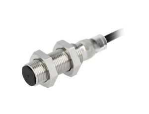 E2BM12KS04WPB22M Czujnik indukcyjny o zasięgu 04mm, konfiguracji wyjścia PNP / NC, napięciu zasilania 1030VDC, obudowie M12