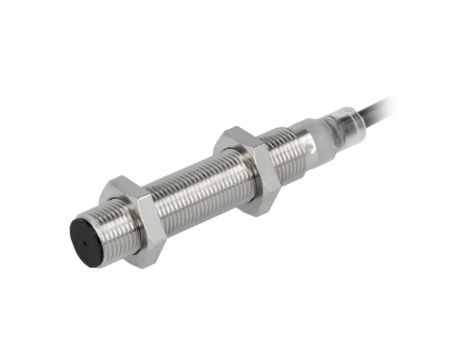 E2BM12LS04WPB22M Czujnik indukcyjny o zasięgu 04mm, konfiguracji wyjścia PNP / NC, napięciu zasilania 1030VDC, obudowie M12