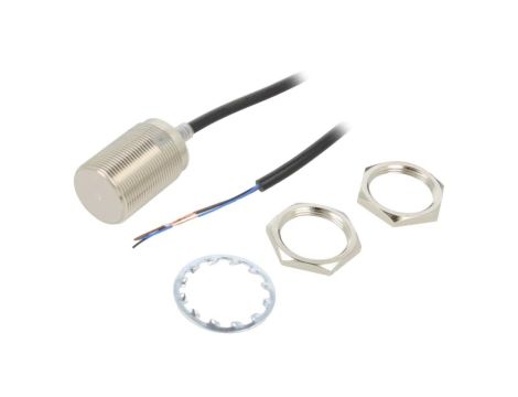 E2E-X15C130-2M Czujnik indukcyjny o zasięgu 015mm, konfiguracji wyjścia NPN / NO, napięciu zasilania 1224VDC, obudowie M30