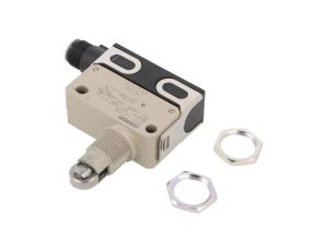 D4E-1A10N Wyłącznik krańcowy z głowicą typu trzpień z metalową rolką Ø11mm, konfiguracją styków NO + NC