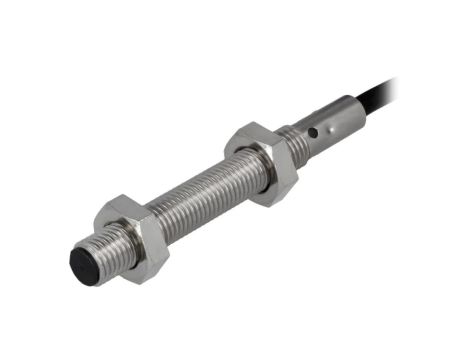 E2BS08LS02WPC12M Czujnik indukcyjny o zasięgu 02mm, konfiguracji wyjścia NPN / NO, napięciu zasilania 1030VDC, maksymalnym prą