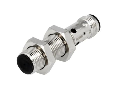 E2BM12KS04M1C1 Czujnik indukcyjny o zasięgu 04mm, konfiguracji wyjścia NPN / NO, napięciu zasilania 1030VDC, obudowie M12