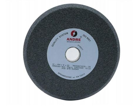 ANDRE ŚCIERNICA PROFILOWANA 150mm x 8mm x 20mm 98C60K7VC01-35 CZARNA "TYP 1C"