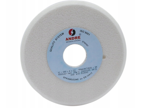 ANDRE ŚCIERNICA PROFILOWANA 150mm x 8mm x 32mm 99A60K7VE01-35 BIAŁA "TYP 1C"